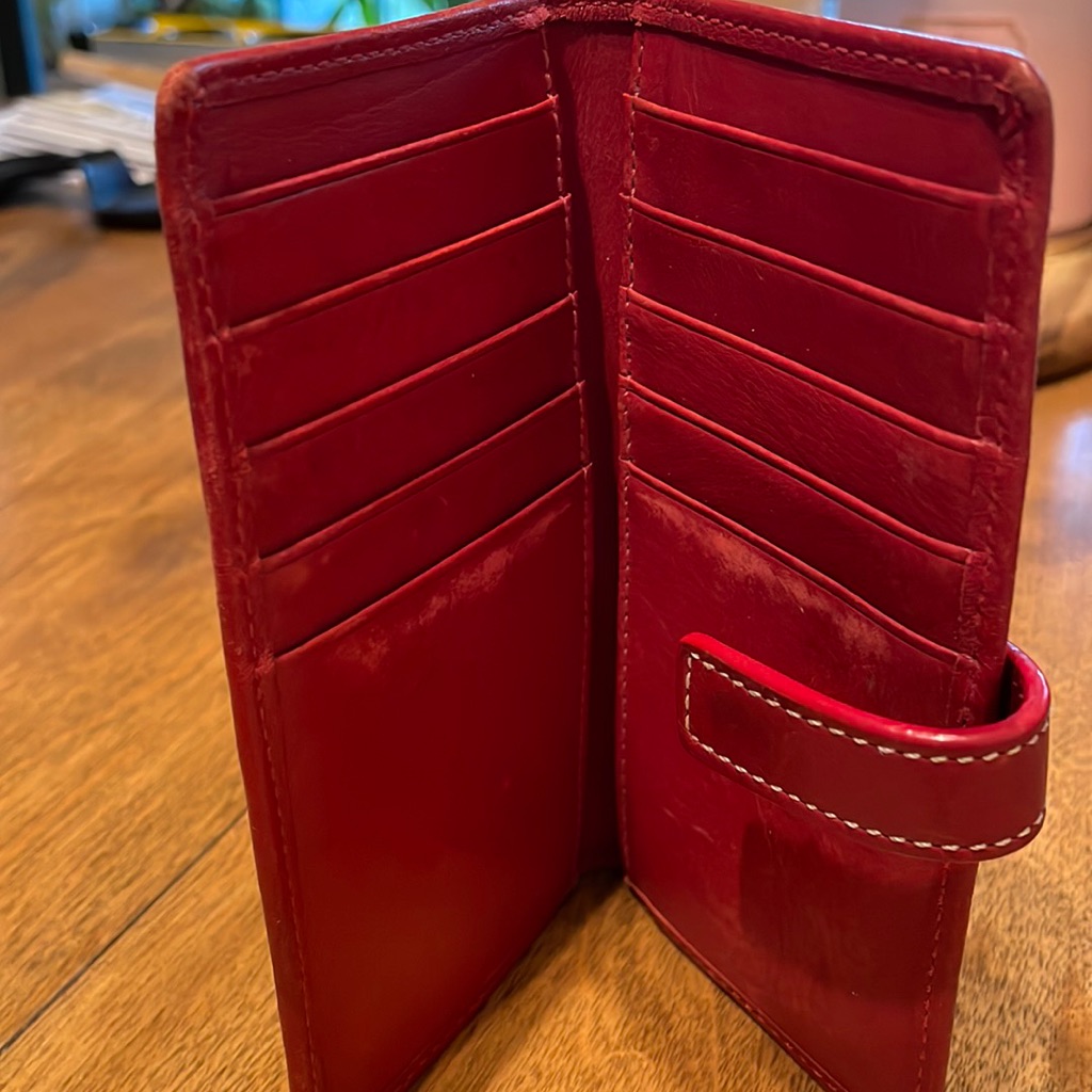 Coach Red Card Holder Wallet Coach Red Card Holder Wallet